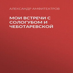 Мои встречи с Сологубом и Чеботаревской