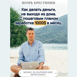 Как делать деньги, не выходя из дома. С пошаговым планом заработка 1000$ в месяц. Бизнес на партнерских программах